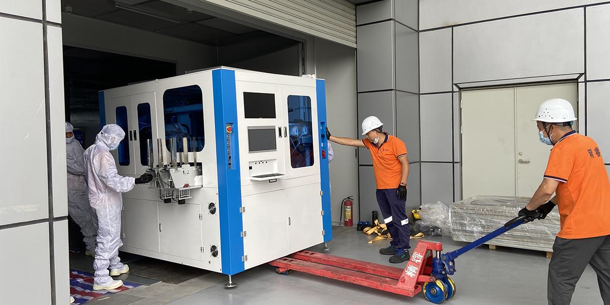 新進電子元器件生產設備搬遷